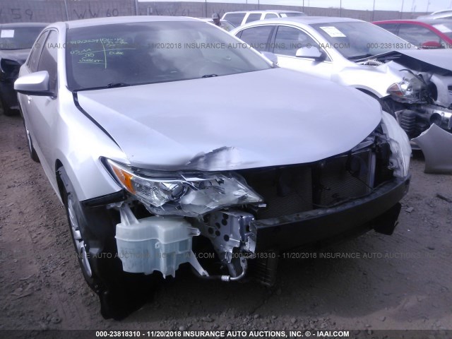 4T4BF1FK5CR179124 - 2012 TOYOTA CAMRY SE/LE/XLE SILVER photo 6