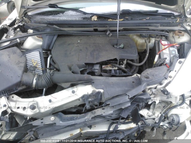 1G1ZC5EU4BF101476 - 2011 CHEVROLET MALIBU 1LT TAN photo 10