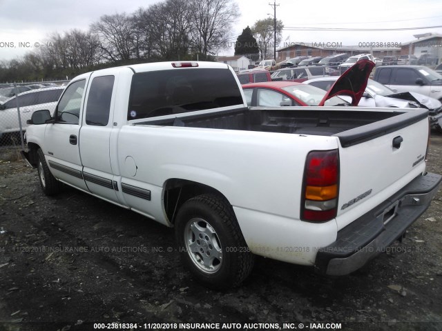 2GCEC19T211174478 - 2001 CHEVROLET SILVERADO C1500 WHITE photo 3