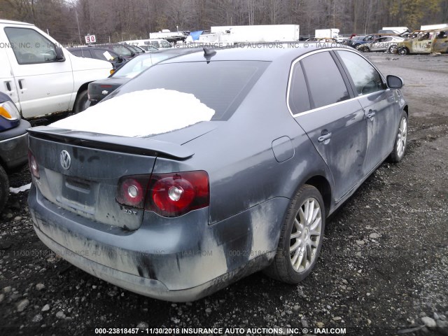 3VWRJ71K19M005051 - 2009 VOLKSWAGEN JETTA WOLFSBURG GRAY photo 4