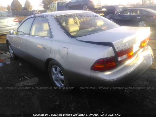 JT8BF28G9X0189129 - 1999 LEXUS ES 300 TAN photo 3