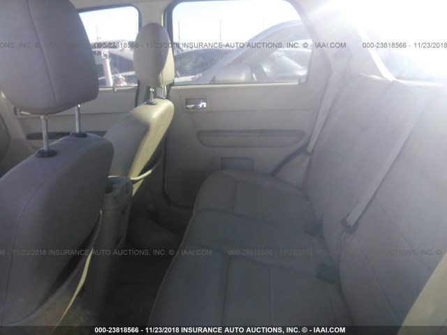 1FMCU94188KA62492 - 2008 FORD ESCAPE LIMITED WHITE photo 8