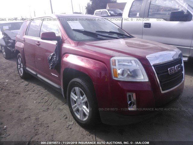 2GKALMEK3E6297894 - 2014 GMC TERRAIN SLE RED photo 1