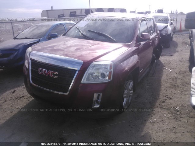 2GKALMEK3E6297894 - 2014 GMC TERRAIN SLE RED photo 2