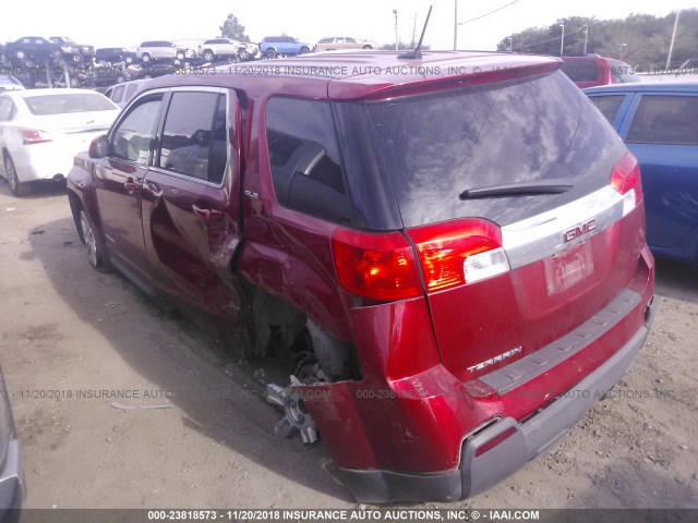 2GKALMEK3E6297894 - 2014 GMC TERRAIN SLE RED photo 6