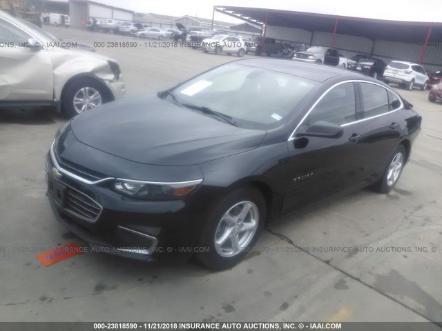 1G1ZB5ST3HF225651 - 2017 CHEVROLET MALIBU LS 黑色 照片 2