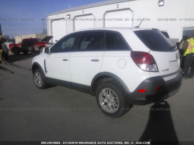 3GSDL43N18S629640 - 2008 SATURN VUE XE WHITE photo 3