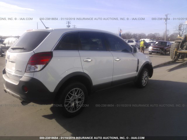 3GSDL43N18S629640 - 2008 SATURN VUE XE WHITE photo 4