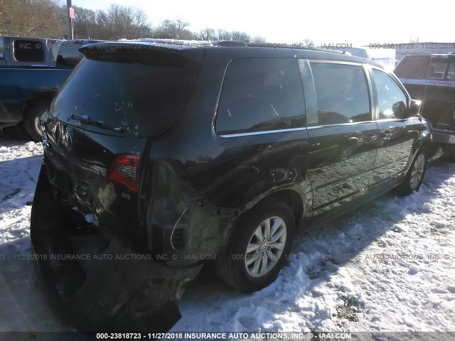 2C4RVABG1DR724770 - 2013 VOLKSWAGEN ROUTAN SE BLACK photo 4