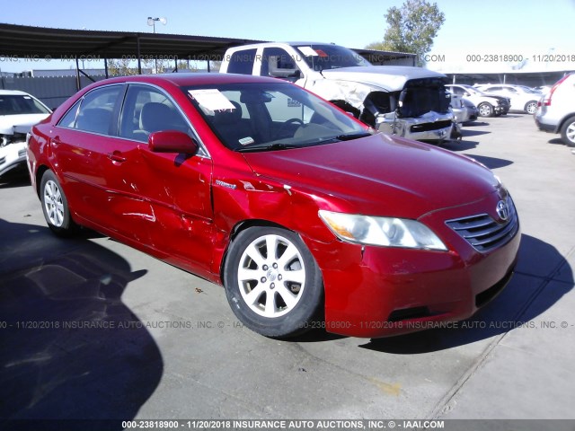 4T1BB46K47U013397 - 2007 TOYOTA CAMRY NEW GENERAT HYBRID RED photo 1