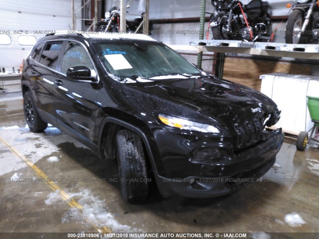 1C4PJMCB8GW210241 - 2016 JEEP CHEROKEE LATITUDE BLACK photo 1