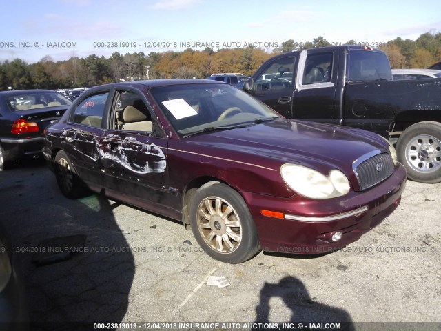 KMHWF35H33A908168 - 2003 HYUNDAI SONATA GLS/LX RED photo 1