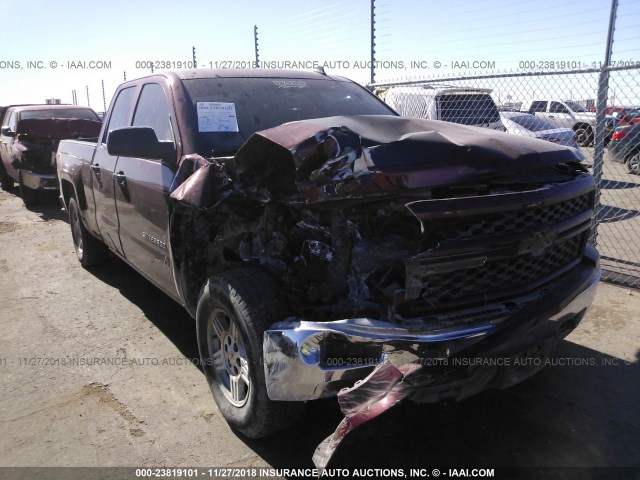 1GCVKREC9EZ381907 - 2014 CHEVROLET SILVERADO K1500 LT MAROON photo 6