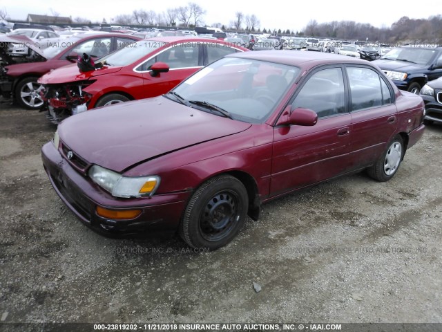 1NXBB02E1VZ513362 - 1997 TOYOTA COROLLA DX RED photo 2