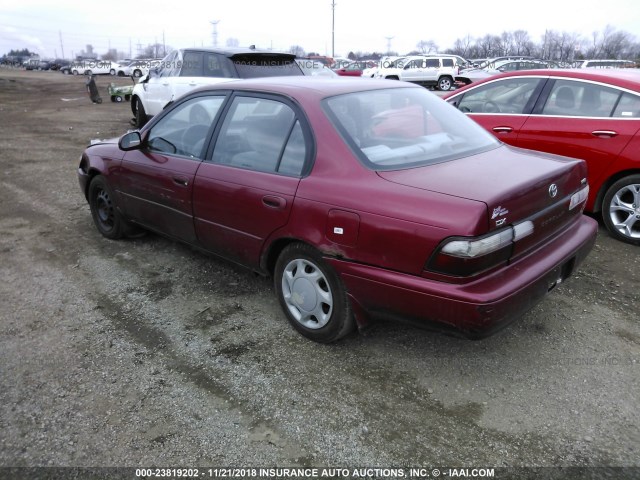 1NXBB02E1VZ513362 - 1997 TOYOTA COROLLA DX RED photo 3