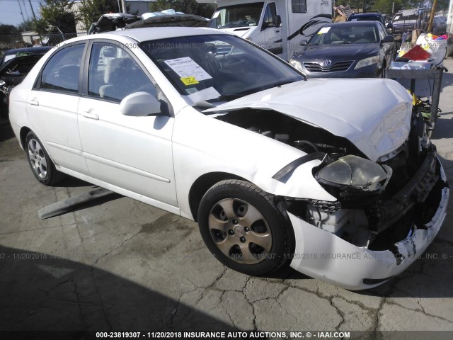 KNAFE121285504326 - 2008 KIA SPECTRA EX/LX/SX WHITE photo 1