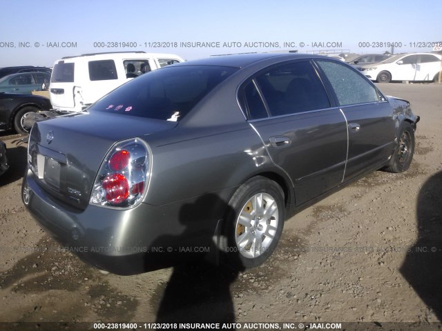 1N4AL11E16N306279 - 2006 NISSAN ALTIMA S/SL GRAY photo 4