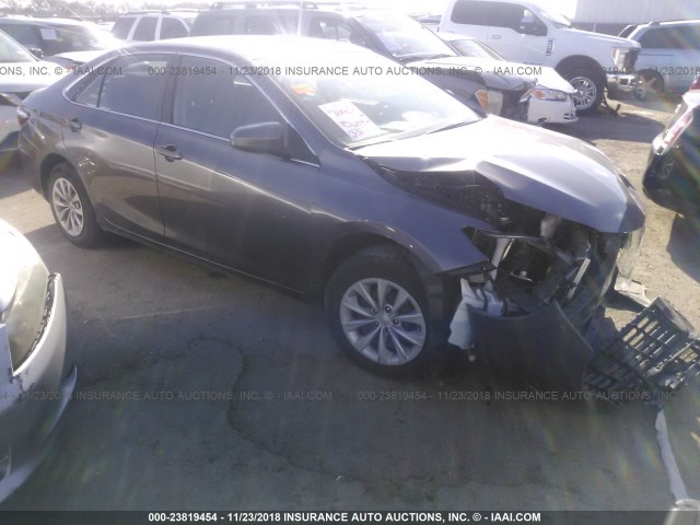 4T1BF1FK0HU655619 - 2017 TOYOTA CAMRY LE/XLE/SE/XSE GRAY photo 1