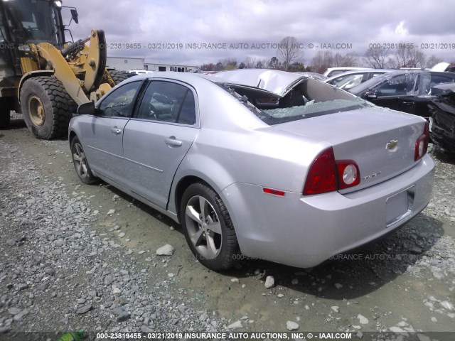 1G1ZC5E14BF224135 - 2011 CHEVROLET MALIBU 1LT ვერცხლისფერი ფოტო 3