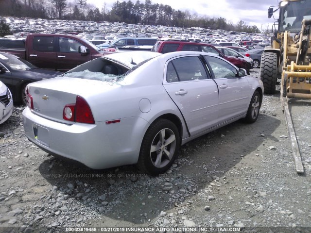 1G1ZC5E14BF224135 - 2011 CHEVROLET MALIBU 1LT ვერცხლისფერი ფოტო 4