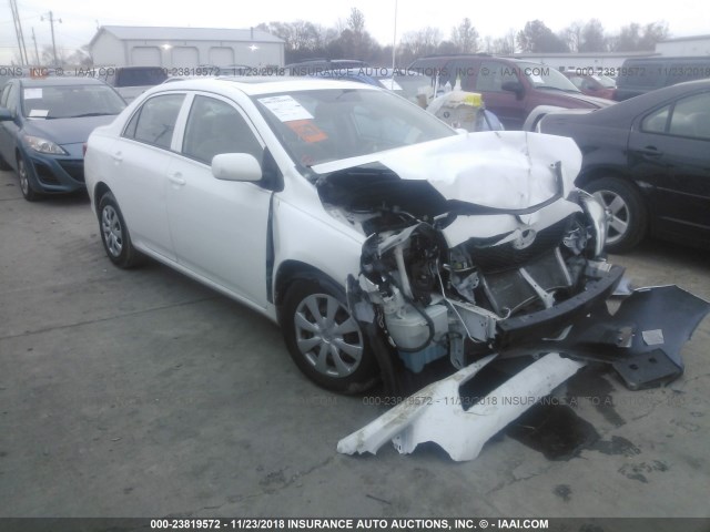 1NXBU40EX9Z001190 - 2009 TOYOTA COROLLA S/LE/XLE WHITE photo 1