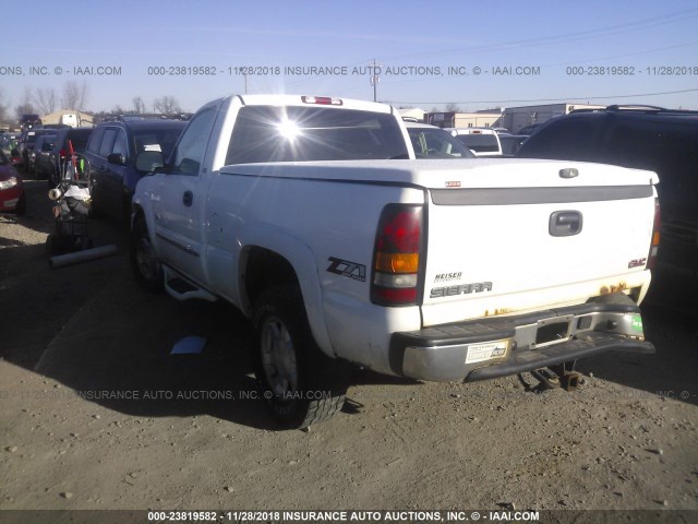 1GTEK14T44Z250420 - 2004 GMC NEW SIERRA K1500 WHITE photo 3