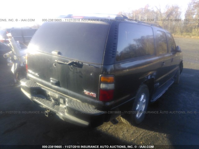 1GKFK66UX5J260882 - 2005 GMC YUKON XL DENALI BLACK photo 4