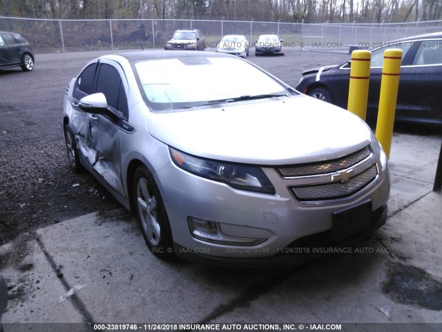 1G1RA6E49CU103961 - 2012 CHEVROLET VOLT SILVER photo 1