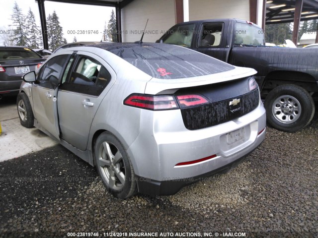 1G1RA6E49CU103961 - 2012 CHEVROLET VOLT SILVER photo 3