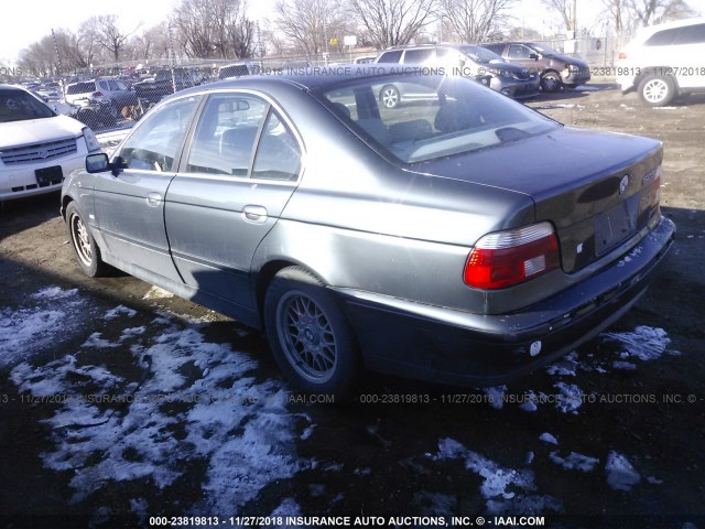 WBADT43471GF56118 - 2001 BMW 525 I AUTOMATIC BLUE photo 3