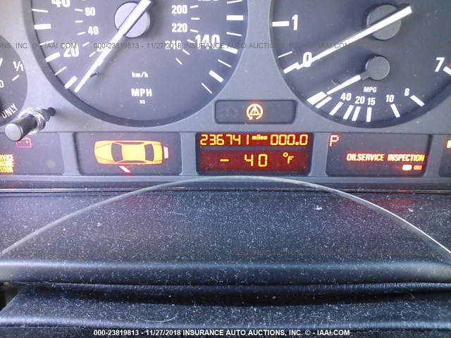 WBADT43471GF56118 - 2001 BMW 525 I AUTOMATIC BLUE photo 7