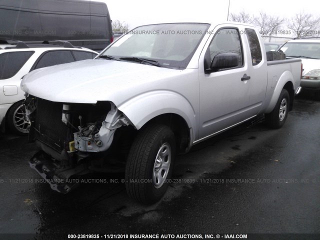 1N6BD0CTXAC447953 - 2010 NISSAN FRONTIER KING CAB SE/LE/NISMO SILVER photo 2