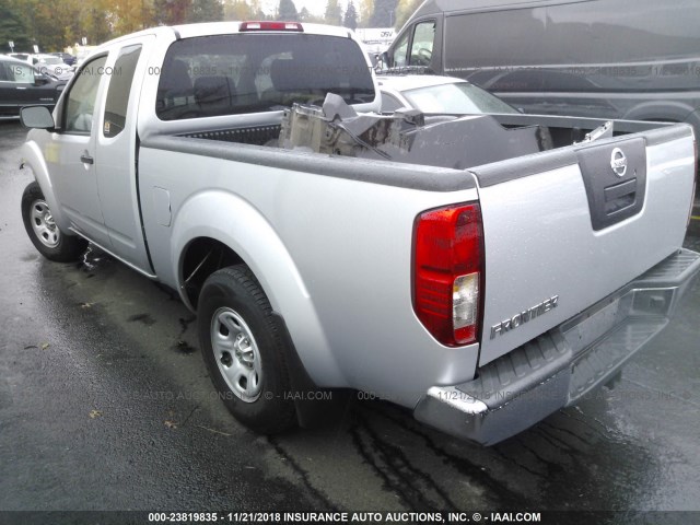 1N6BD0CTXAC447953 - 2010 NISSAN FRONTIER KING CAB SE/LE/NISMO SILVER photo 3