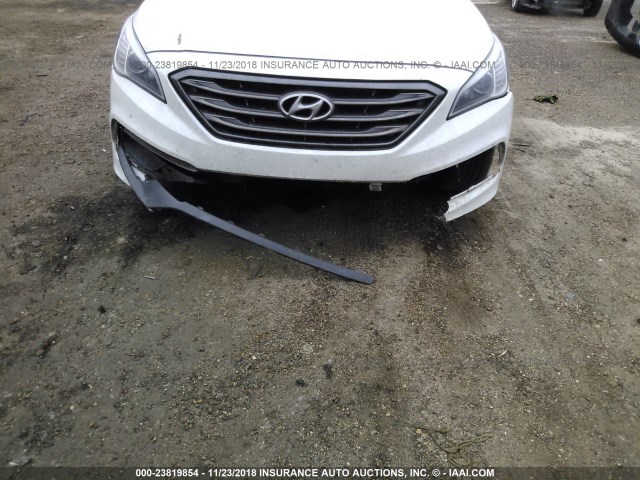 5NPE34AF6GH383236 - 2016 HYUNDAI SONATA SPORT/LIMITED WHITE photo 6