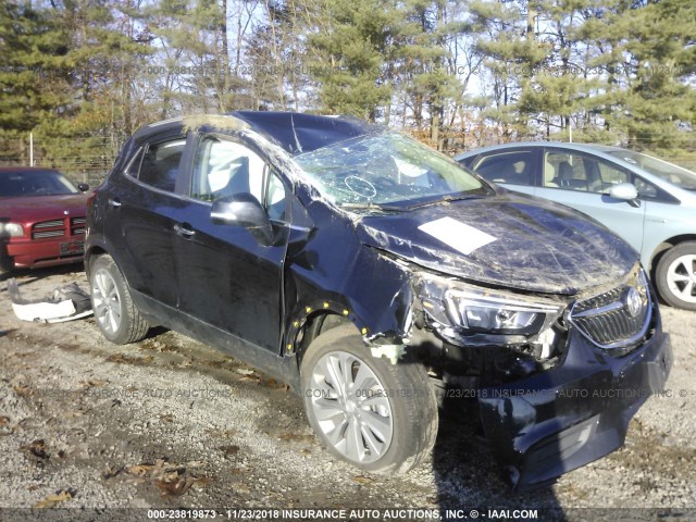 KL4CJASB0JB554587 - 2018 BUICK ENCORE PREFERRED Қара фото 1