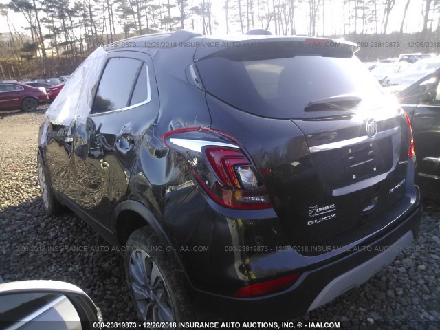 KL4CJASB0JB554587 - 2018 BUICK ENCORE PREFERRED Қара фото 3