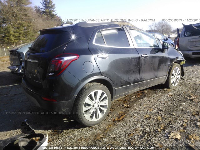 KL4CJASB0JB554587 - 2018 BUICK ENCORE PREFERRED Қара фото 4