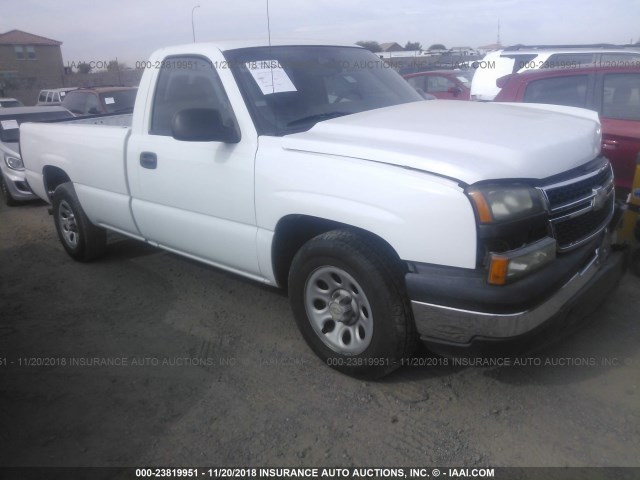 3GCEC14X47G229684 - 2007 CHEVROLET SILVERADO C1500 CLASSIC WHITE photo 1