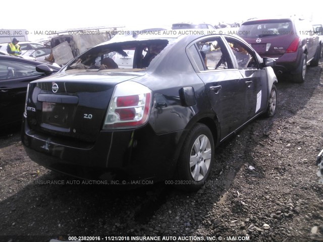 3N1AB61E47L604761 - 2007 NISSAN SENTRA 2.0/2.0S/2.0SL BLACK photo 4