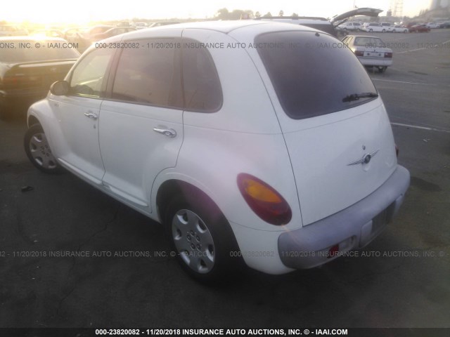 3C4FY48B73T594853 - 2003 CHRYSLER PT CRUISER CLASSIC WHITE photo 3