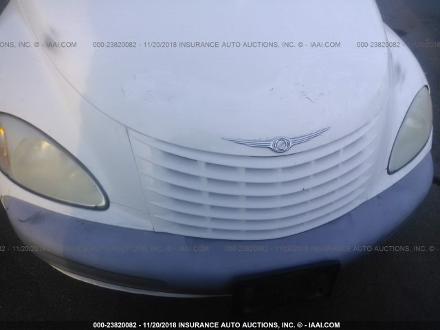 3C4FY48B73T594853 - 2003 CHRYSLER PT CRUISER CLASSIC WHITE photo 6