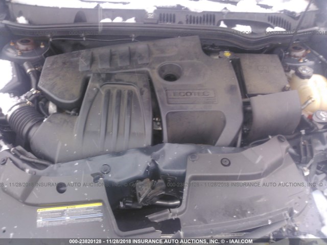 1G1AT18H397295944 - 2009 CHEVROLET COBALT LT GRAY photo 10