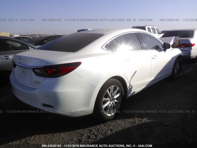 JM1GJ1U5XF1207022 - 2015 MAZDA 6 SPORT WHITE photo 4