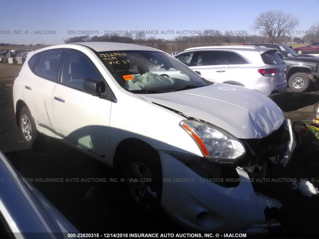 JN8AS5MT3CW274539 - 2012 NISSAN ROGUE S/SV WHITE photo 1