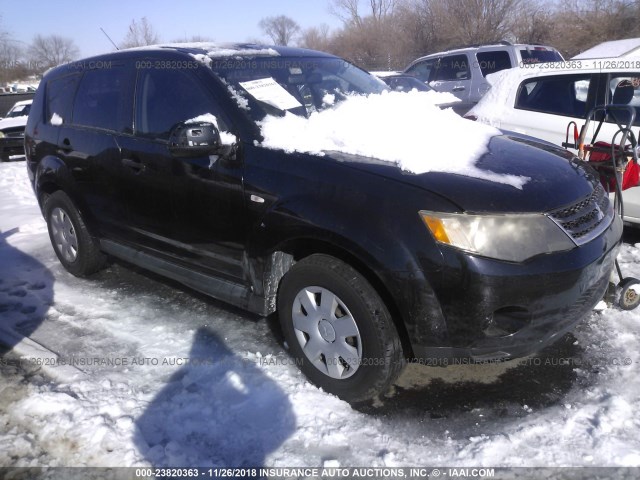 JA4LS21W49Z014802 - 2009 MITSUBISHI OUTLANDER ES BLACK photo 1