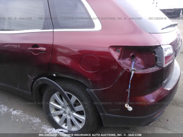 JM3TB3MA0A0206519 - 2010 MAZDA CX-9 BURGUNDY photo 6