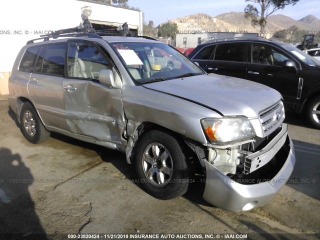 JTEDP21A260120421 - 2006 TOYOTA HIGHLANDER LIMITED SILVER photo 1