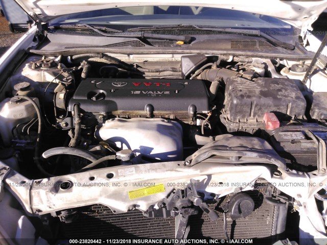 4T1BE32K95U399609 - 2005 TOYOTA CAMRY LE/XLE/SE WHITE photo 10