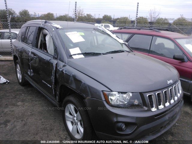 1C4NJDBB0GD722967 - 2016 JEEP COMPASS SPORT GRAY photo 1