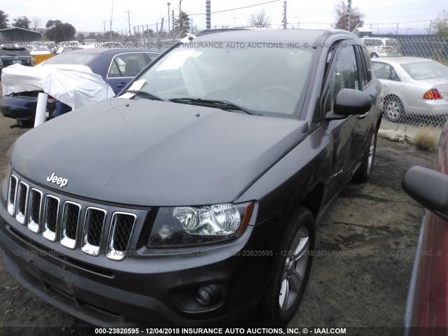 1C4NJDBB0GD722967 - 2016 JEEP COMPASS SPORT GRAY photo 2